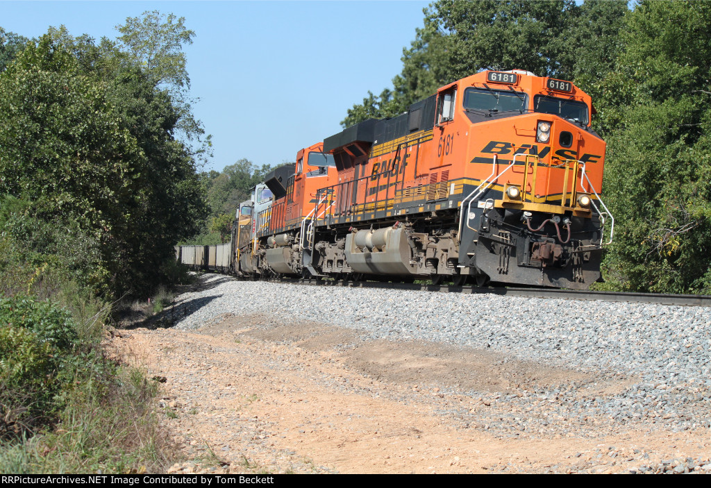 Northbound empties